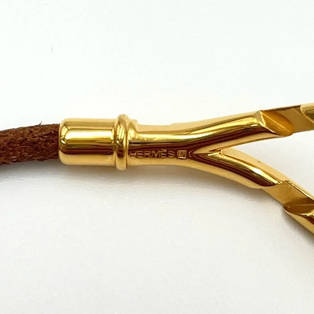 Hermes Atame GD Leather Bracelet W/Box - Picture 8 of 9